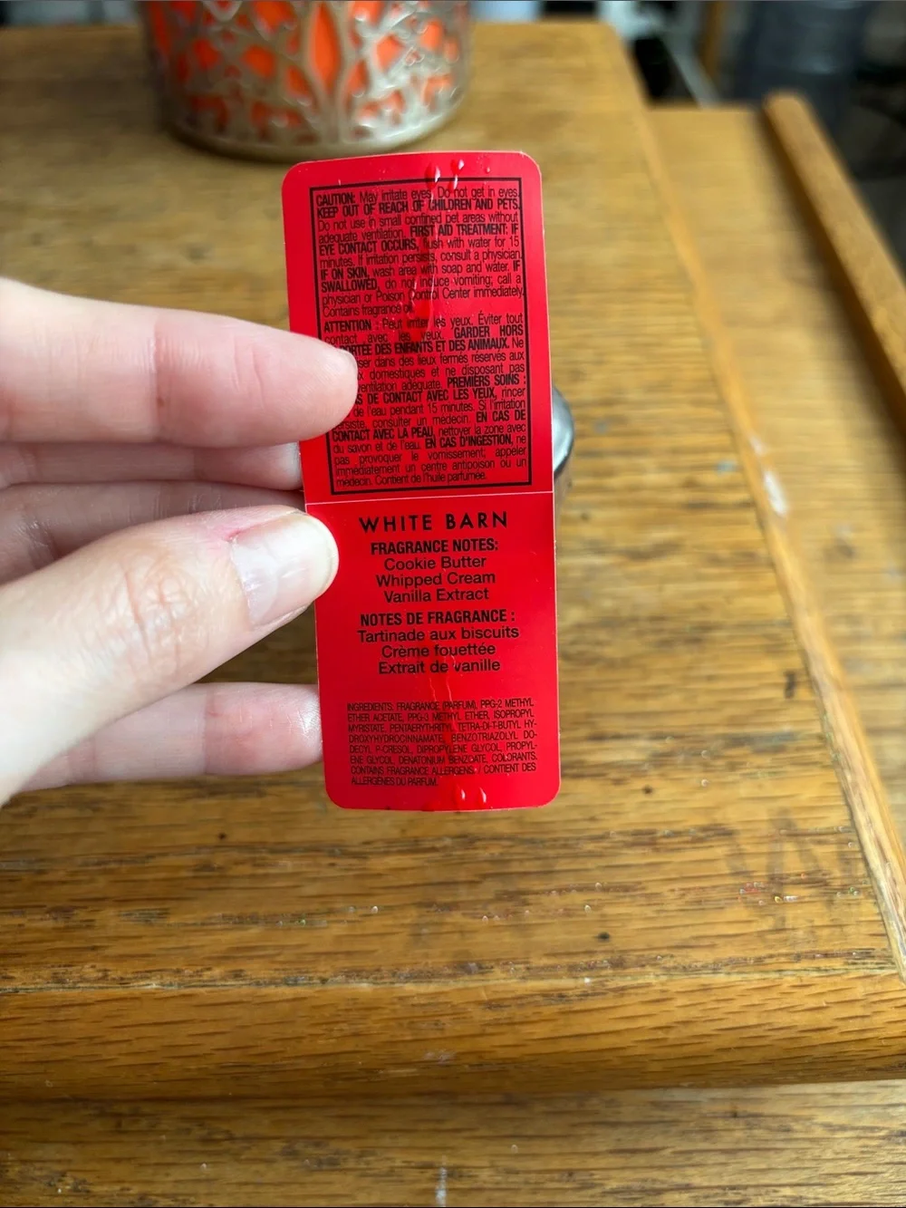 Bath & Body Works Cookie Butter Truffle Wallflowers Refill - Red and Black - Picture 3 of 3